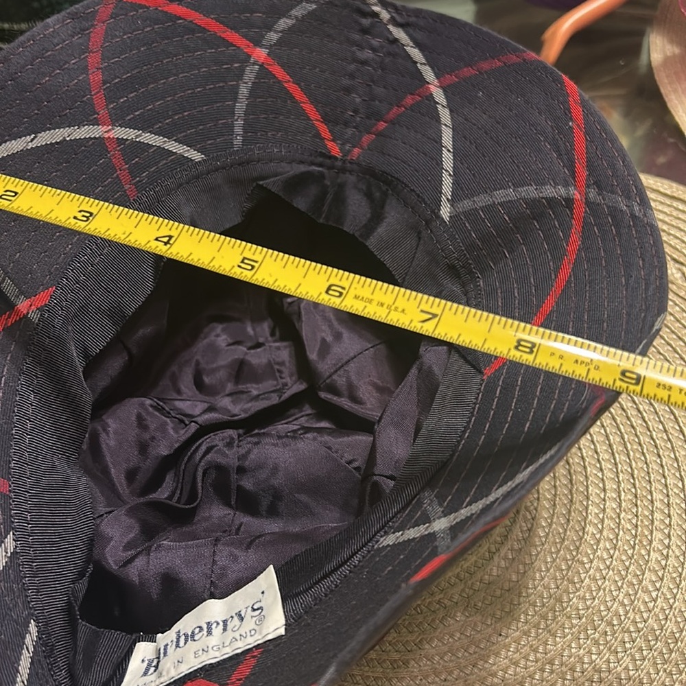 Vintage Burberry Crusher Men’s Hat! Made in England! Burberry - Picture 12 of 12